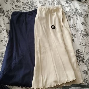 Cotton Basic Skirts Size S